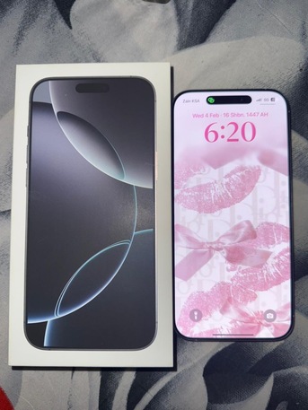 Jeddah, Mobile Phones, SAR 3500,  Iphone 16 Pro Max With Box