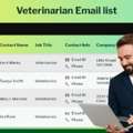 Want A Reliable And Updated Veterinarian Email List?