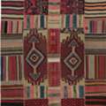 USD 340,  6x8 Vintage Persian Patchwork Kilim Area Rug - 109185