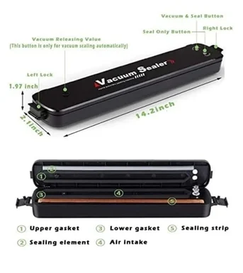 Salamah, Appliances, SAR 59,  Home Vacuum Sealer Food Packaging Machine