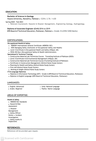 Riyadh, Job Seekers, Safety Officer