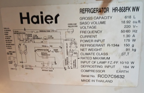 Jubail, Appliances, SAR 600,  Haier Refrigerator And White Westinghouse Automotic Washing Machine (Dryer Not Working)