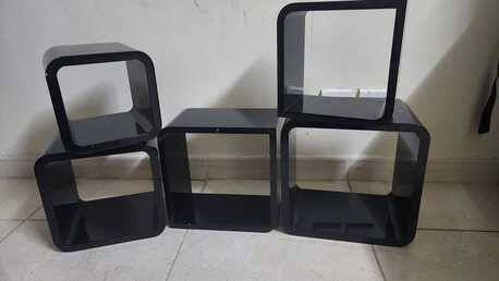 Jeddah, Furniture, SAR 140,  Solid Wood Cube Shelves For Wall