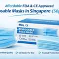 Affordable FDA & CE Approved Disposable Masks In Singapore (50pcs)