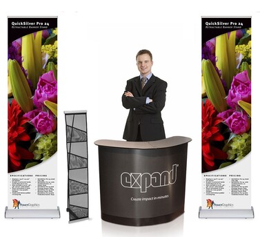 New York, Real Estate, Custom Tabletop Retractable Banners | Power Graphics