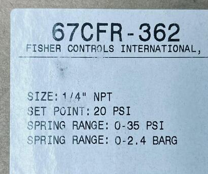 Riyadh, Air Conditioners, SAR 375,  Fisher 67CFR Instrument Supply Regulator