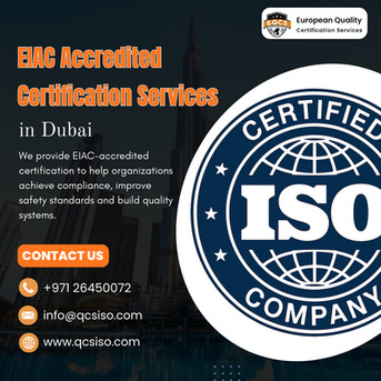 Abu Dhabi, Business, EIAC Certification Services In Dubai | ISO Certification In Dubai
