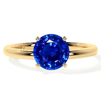 New York, Jewelry, USD 3214,  Classic 1.05cts Sapphire Vintage Engagement Ring At GemsNY