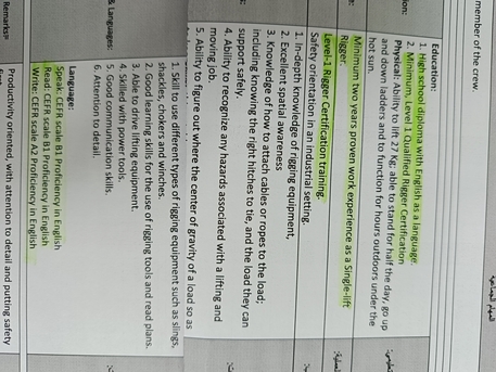 Jubail, Jobs, Rigger-3