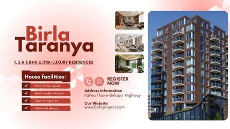 Mumbai, Real Estate For Sale, INR 15600000,  2 BR,  Modern Urban Homes At Birla Taranya Kalwa Thane