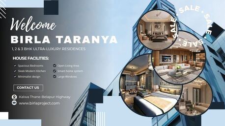 Mumbai, Real Estate For Sale, INR 15600000,  2 BR,  Modern Urban Homes At Birla Taranya Kalwa Thane