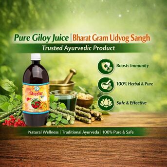 Haryana, Health & Beauty Items, INR 528,  Pure Giloy Juice | Bharat Gram Udyog Sangh Trusted Ayurvedic Product