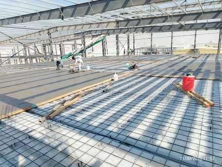 Riyadh, Construction, Screed Concrete /Screed Work