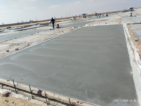 Riyadh, Construction, Screed Concrete /Screed Work