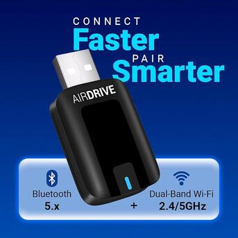 Mumbai, Electronics, INR 1799,  Wireless Car Adapter &ndash; Transform Wired CarPlay & Android Auto To Wireless Ease