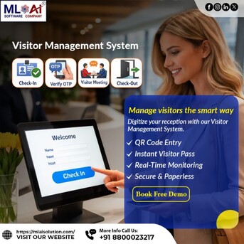 Noida, Software Development, Smart Visitor Management System Services In Ahmedabad