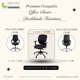 London, Furniture, Premium Orangebox Office Chairs  - Docklands Furniture