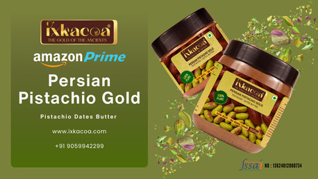 Mumbai, Food, INR 1705,  IXKACOA Persian Pistachio Gold - Pistachio Dates Butter