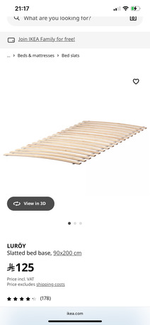 Riyadh, Furniture, SAR 300,  Extendable Bed With Matress For Sell From Ikea
