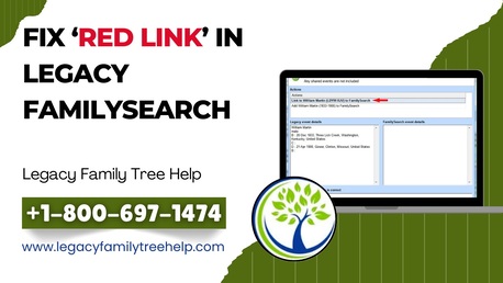 New York, Computer, How To Fix The Red Link In Legacy FamilySearch (Easy Step-by-Step Guide)