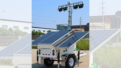 New York, Business, Smart, Self-Powered Site Security On Wheels