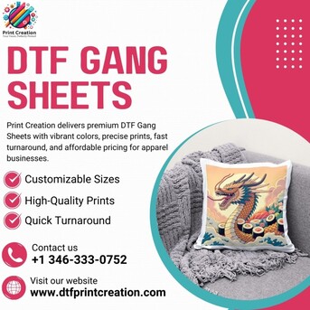 Houston, Printing, DTF Gang Sheets In Houston