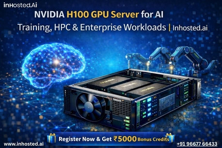 Mumbai, Technical, NVIDIA H100 GPU Server For AI Training, HPC & Enterprise Workloads | Inhosted.ai