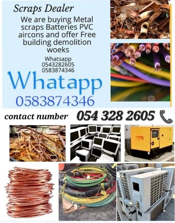 Riyadh, Items Wanted, We Are Buying All Types Metal Scraps Iron Wire Copper Cable Aluminum Used Batteries Air-co