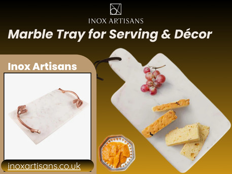 New York, Household Items, USD 34,  Marble Tray For Serving & D?cor | Inox Artisans &ndash; Order Today