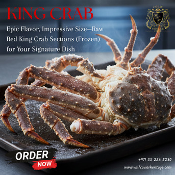 Dubai, Food, AED 375,  Buy Red King Crab Raw Sections (Frozen) &ndash; Premium Seafood UAE