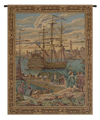 Washington DC, Interior Design, Harbour Italian Tapestry Wall Hanging &ndash; Elegant Nautical Art For Home D&eacute;cor