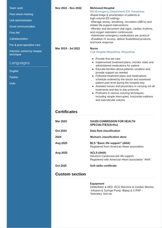 Riyadh, Job Seekers, Nurse Specialist