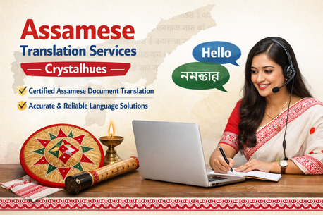 New Delhi, Translation, Assamese Translation Services- Crystalhues