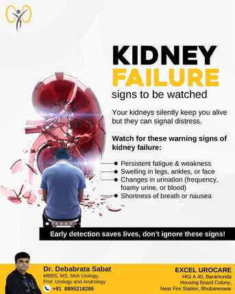 Mumbai, Health, Kidney Failure Warning Signs | Dr. Debabrata Sabat | Bhubaneswar