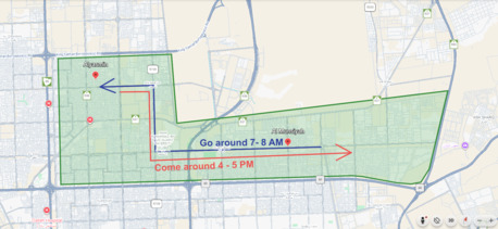 Al Rimal, Rideshare, Daily Pick & Drop Available: Al Rimal ⇄ Al Yasmin (Morning & Evening)