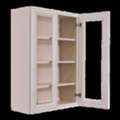USD 617,  Westport Wall Mullion Door Cabinet &ndash; 36&prime;&prime; W X 42&prime;&prime; H X 12&prime;&prime; D (Glass Not Included)