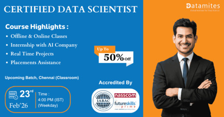 Chennai, Education, DataMites Data Science Courses In Chennai