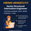 Senior Structural Fabrication Engineer (Oil & Gas Project) - Fabrication Yard, Dammam