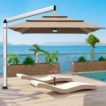 New York, Household Items, Best Cantilever Umbrellas For Outdoor Style