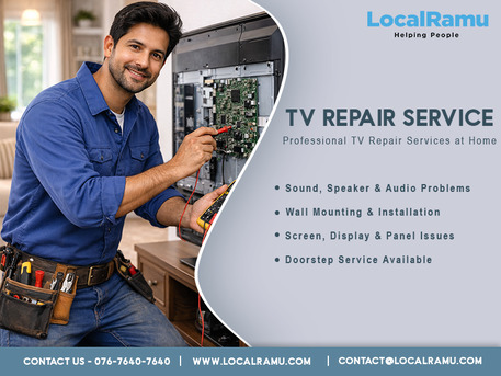Hyderabad, Appliance Repair, Professional TV Repair And Installation Service By LocalRamu With Skilled Technicians