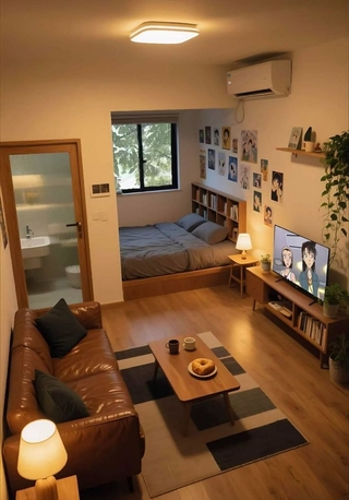 Isa Town, Rooms Available, BHD 170/month,  FULL FURNISHED STUDIO