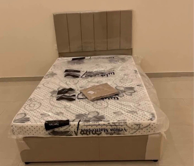 Jeddah, Furniture, SAR 1,  All Types Of Best Quality Medium Size Bed With Mattress Available In Low Price
