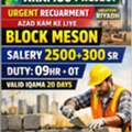 Urgent Requirment Aramco Project.azad Kaam