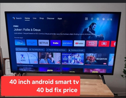 Manama, Electronics, BHD 40,  40 Inch Android Smart Tv 40 Bd Msg 3670 8372 Wts Ap