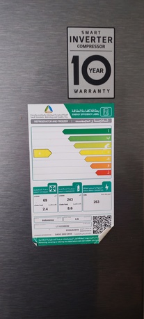 Al Aziziyah, Appliances, SAR 1600,  LG Refrigerator/Fridge (11.02 Cu. Feet/312 Ltrs.)