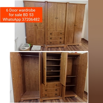Manama, Furniture, BHD 53,  ✅️ 6 Door Wardrobe For Sale In Good Condition With Delivery