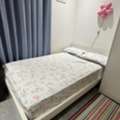 Sar 100,  Bed 120*200 White In Color Good Condition , Available 2 Pieces
