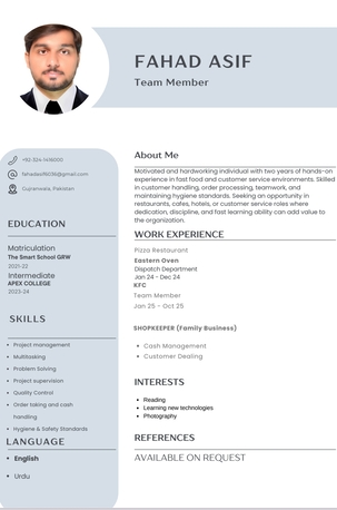 Manama, Job Seekers, Im Looking For A Job I Have Experience Kfc, Pizza Restaurant And Shopkeeper Cashier