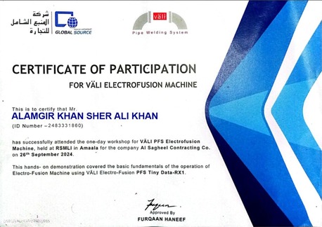 Riyadh, Job Seekers, HDPE Pipe Technician And Pipe Fitter