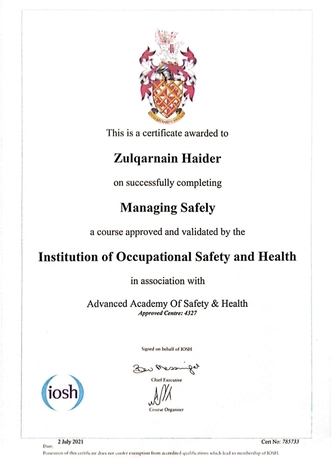 Jubail, Job Seekers, SAFETY OFFICER